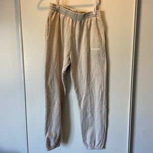 Talentless Unisex Sweatpants Beige XXL NWOT Read Description